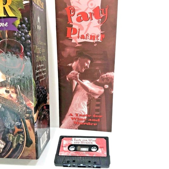 Murder Mystery Dinner Party Game Adults A Taste for Wine and Murder NEVER USED - Picture 6 of 9